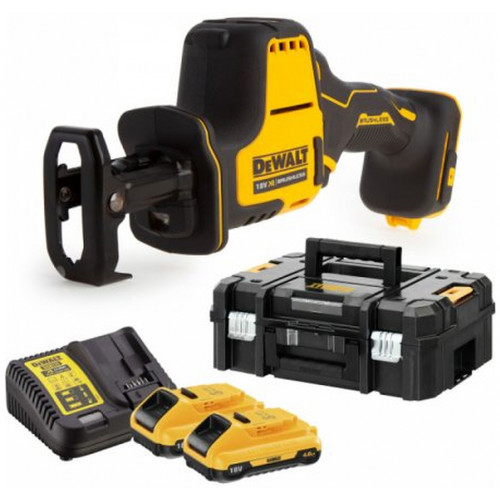 DeWALT DCS369M2 Scie sabre compacte XR (18V/2x4,0Ah) Tstak